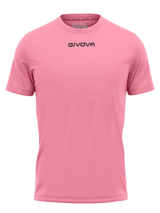 Eine Sportliche Herrenbluse Kurzarm Rosa