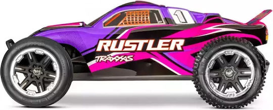 Traxxas Rustler Τηλεκατευθυνόμενο Αυτοκίνητο 2WD Ροζ