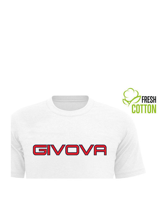 Αθλητικό T-shirt Λευκό