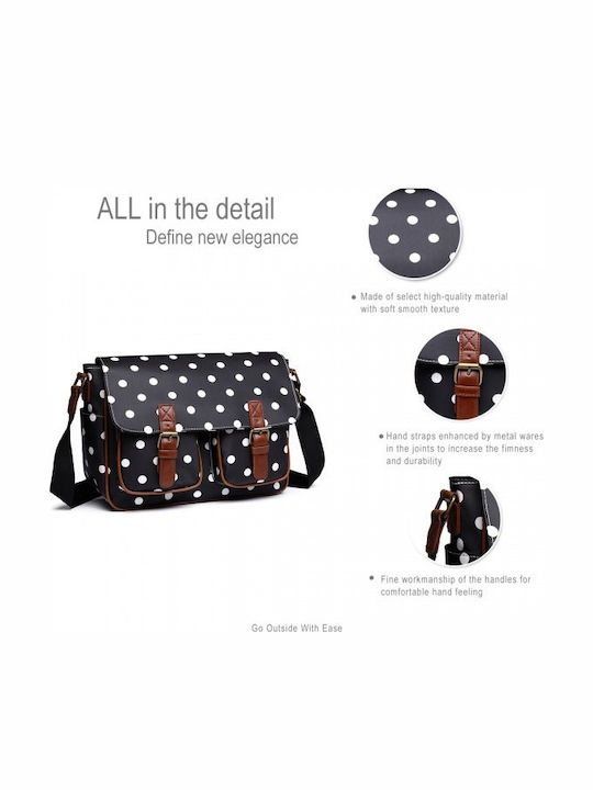 Loren Damen Handtasche Schwarz