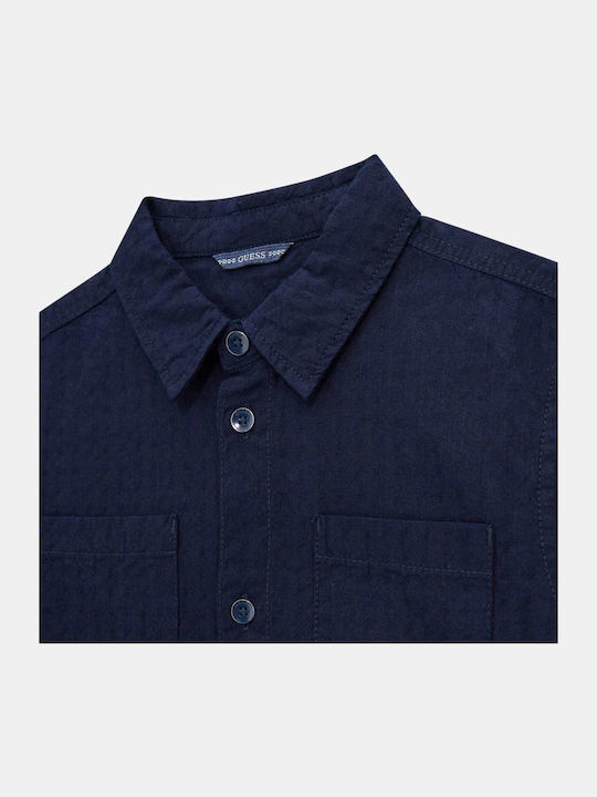 Kids Shirt Short Sleeve Blue