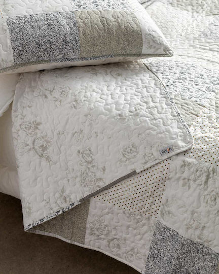 Vesta Home Double Coverlet Microfiber Gray 220x230cm