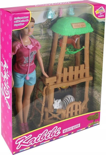 Doll 29cm Akc Zoo Keeper 20x32x6 Mc Wb 30/60