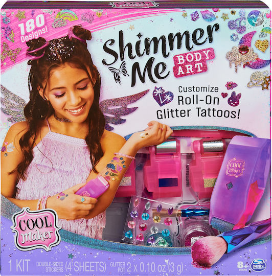 Cool Maker Shimmer Me Αστραφτερα Παιδικά Τατουάζ Cool Maker: Shimmer Me - Body Art