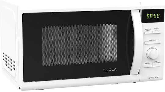Tesla Cuptor cu microunde cu Grill 20lt Alb