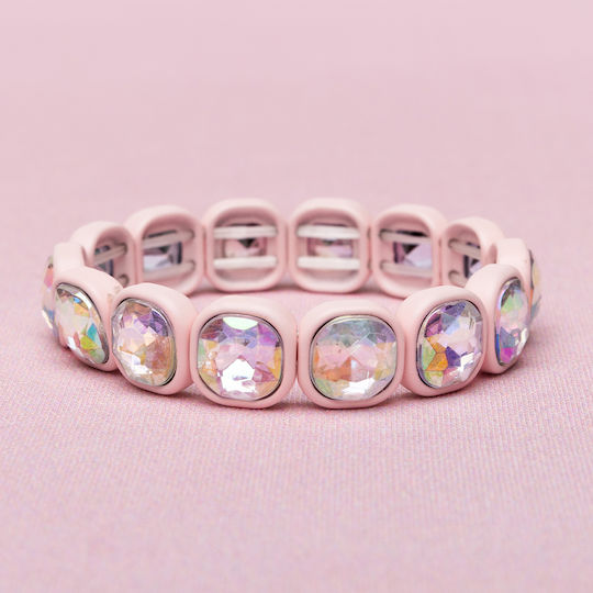 91807 Great Pretenders Armband Boutique Chic Pinkfarbene Edelsteine