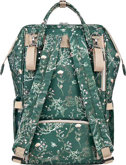Kikka Boo Diaper Bag Siena Green 44.5x35.5x47cm.