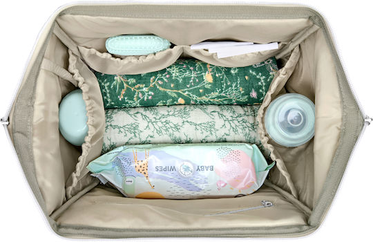 Kikka Boo Diaper Bag Siena Green 44.5x35.5x47cm.