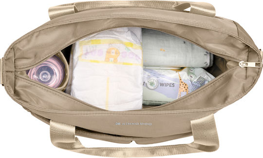 Kikka Boo Shoulder/Hand Diaper Bag Mama Beige 33x32x16cm.