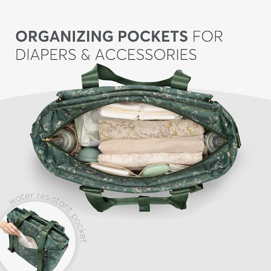 Kikka Boo Shoulder/Hand Diaper Bag Mama Green 43x17x35cm.
