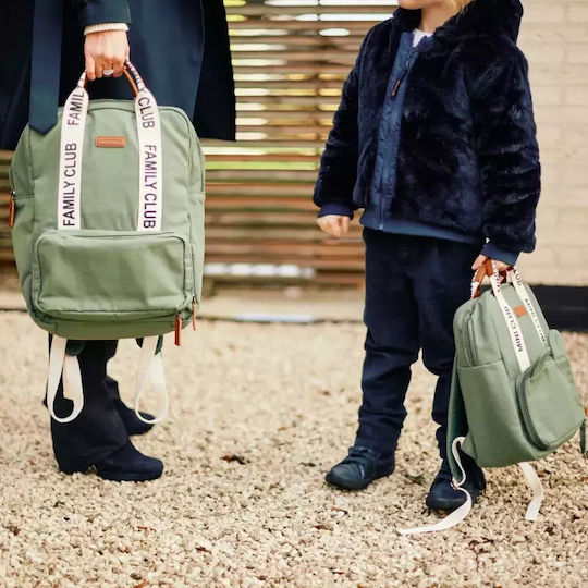Childhome Τσάντα-Αλλαξιέρα Πλάτης Family Πράσινη 30x16x40εκ.