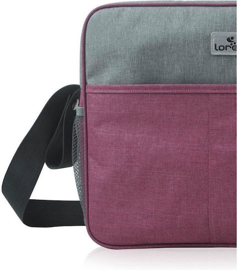 Lorelli Τσάντα-Αλλαξιέρα Ώμου/Χειρός Grey - Pink 35x27εκ.