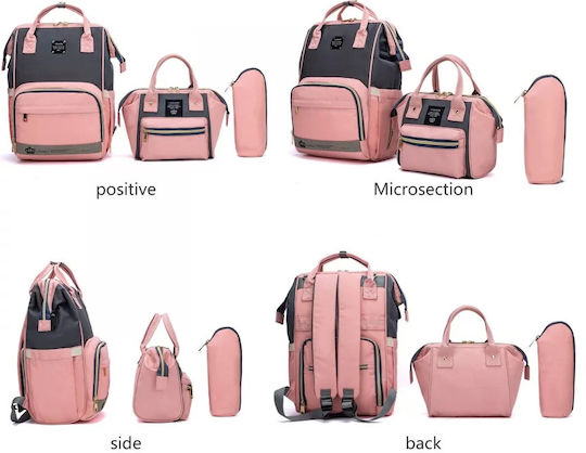 Lequeen Diaper Bag Blue - Pink
