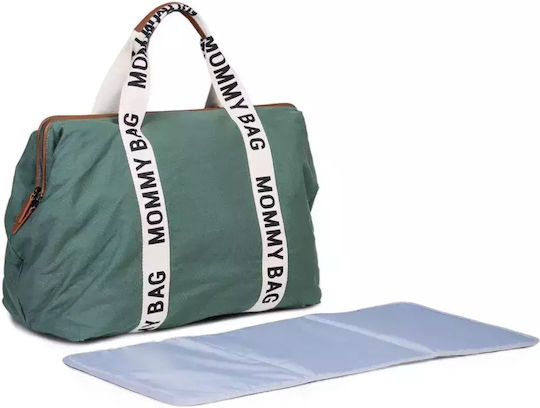 Childhome Τσάντα-Αλλαξιέρα Ώμου/Χειρός Mommy Πράσινη 55x30x40εκ.