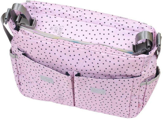 My Bag's Shoulder/Hand Diaper Bag My Sweet Dreams Pink 38x30cm.