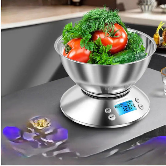 Scale Digital Kitchen Scale 0.1gr/3kg Gray