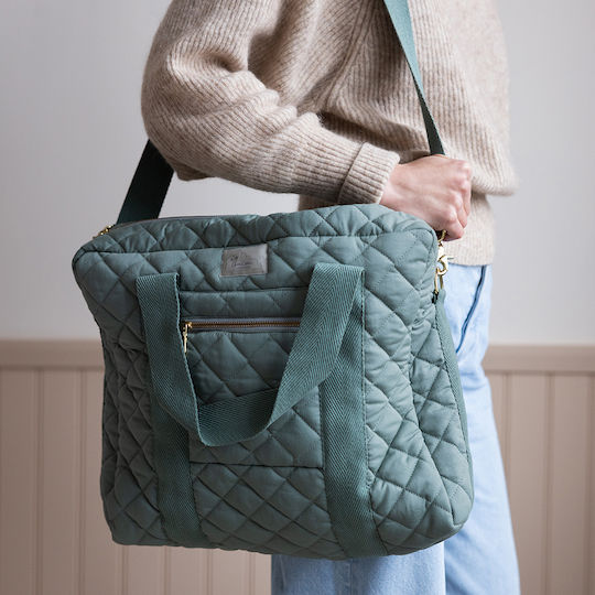 Cam Cam Copenhagen Cam Cam Copenhagen Shoulder Bag - Changing Mat Ivy Green Green 39x31x13cm
