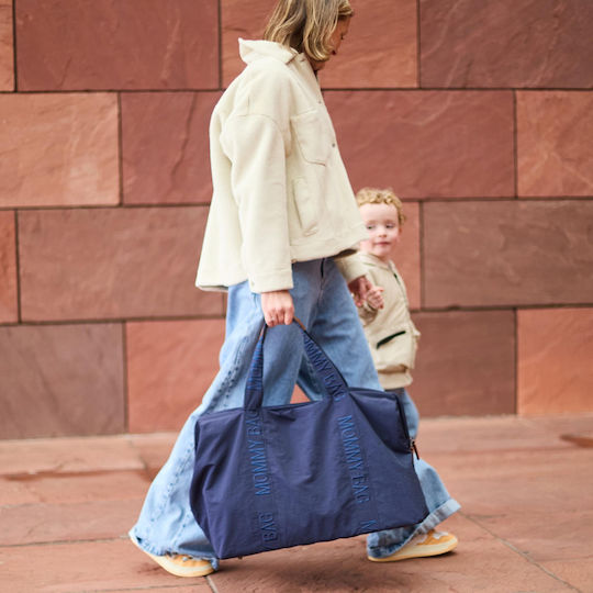 Childhome Shoulder/Hand Diaper Bag Mommy Navy Blue 30x16x40cm.