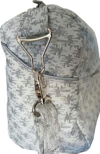 Beboulino Shoulder/Hand Diaper Bag Sandora Grey Snow 40x25cm.