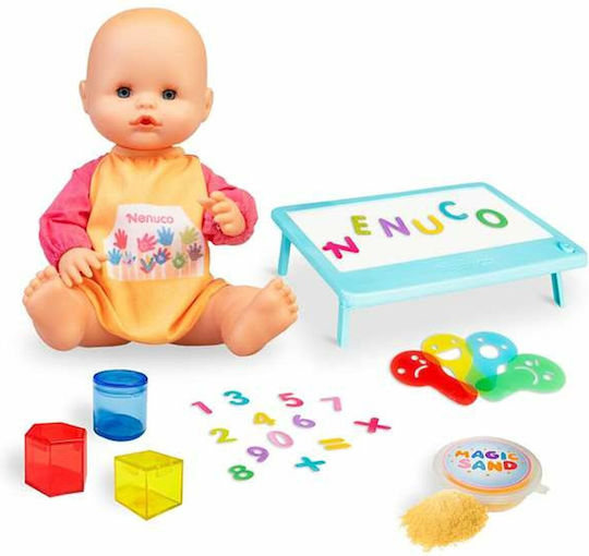 Giochi Preziosi Nenuco Set Papușă Bebe Smart School 35 cm