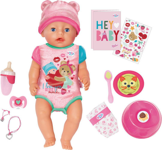 ZAPF Creation Baby Born Baby Doll Set Emma for 3+ Years 43 cm