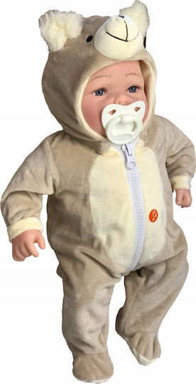 Păpușă Bebe cu Sunet Polonez în Costum de Ursuleț 580459