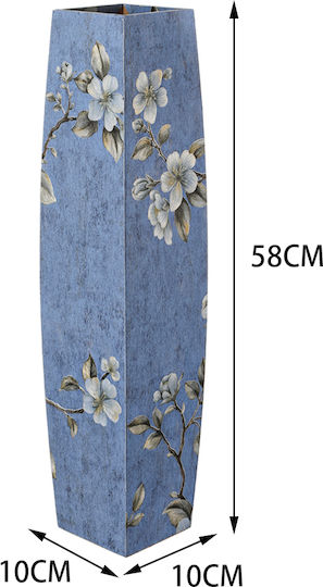 Cosmofan Διακοσμητικα Βαζα Φυλλα Ξυλου 11*11*58cm Cosmofan Διακοσμητικα Βαζα Φυλλα Ξυλου 11*11*58cm