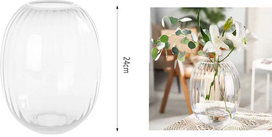Cosmofan Dekorative Glasvase 24cm