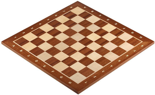 Chessboard No 4+ Description Mahogany Maple Inlay