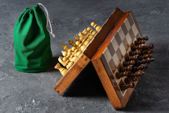 Magnetic Chess 30 Cm Inlaid Chessboard