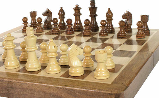 Magnetic Chess 30 Cm Inlaid Chessboard