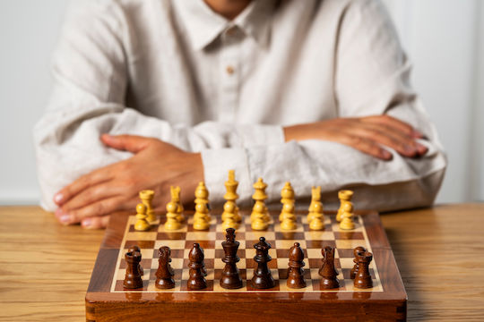 Magnetic Chess 30 Cm Inlaid Chessboard