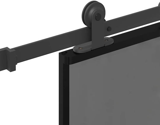 Vidaxl Schiebetür Set Material 76x205 cm Glas & Aluminium