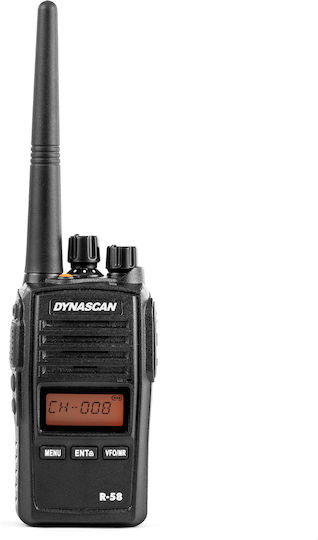 DynaScan R-58 Ασύρματος Πομποδέκτης PMR 0.5W με Μονόχρωμη Οθόνη
