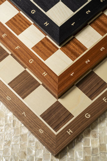 Chessboard No 5 Description Mahogany Maple Inlay