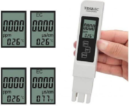 Wasserqualitätsmesser mit TDS EC Temperatur Messfunktion