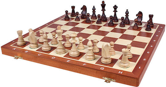 Turnier Schach Nr 6 54x54cm Eingelassene
