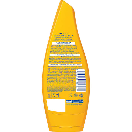 Perfecta Wasserdichtes Sonnencreme-Emulsion für den Körper SPF30 175ml