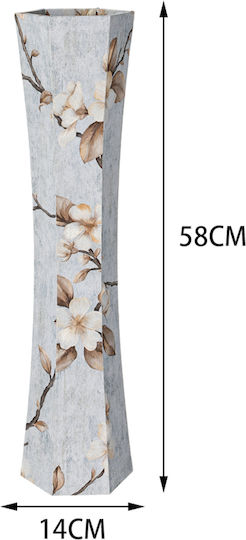 Cosmofan Διακοσμητικα Βαζα Φυλλα Ξυλου 14*58cm Cosmofan Διακοσμητικα Βαζα Φυλλα Ξυλου 14*58cm