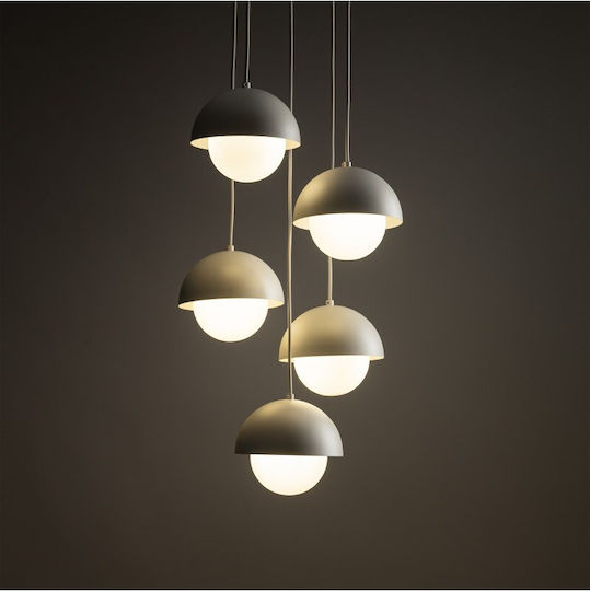 TK Lighting Κρεμαστό Φωτιστικό Μπεζ 32εκ.