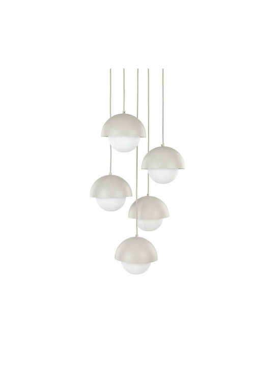 TK Lighting Pendant Light Beige 32cm