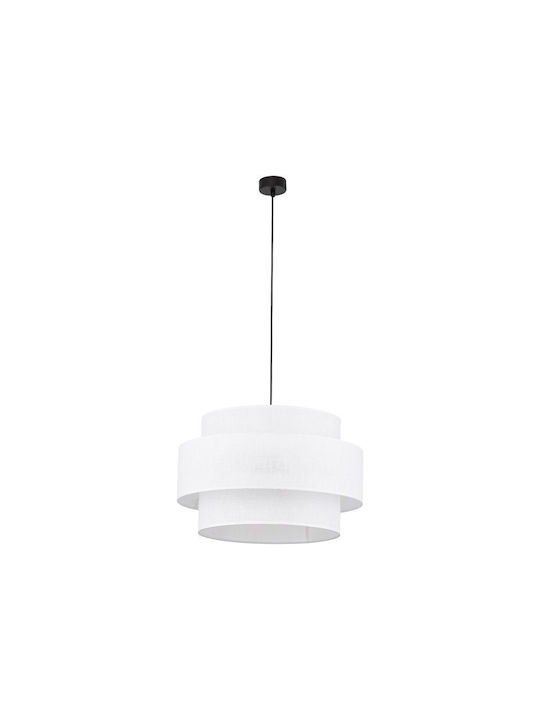 TK Lighting Calisto Κρεμαστό Φωτιστικό Μαύρο με Ντουί E27 50x110εκ.
