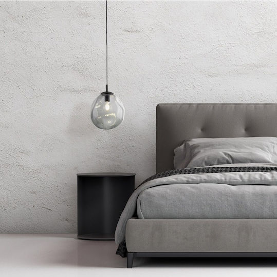 TK Lighting Висящо Осветително Тяло Сив 25см.