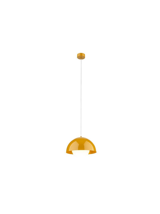 TK Lighting Hängelampe Gelb mit Fassung E27 27x160cm.