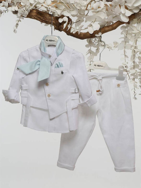 Mi Chiamo Baptism Suit White