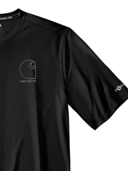 Force Sun Defender Αθλητικό T-shirt Μαυρο