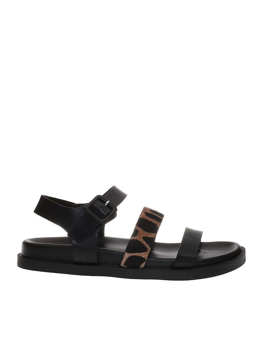 Γυναικεία Σανδάλια Flatforms Μαύρα
