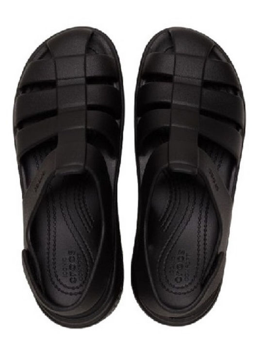 Stomp Women's Flat Sandals in Black Color