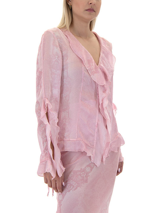 Τουνίκ Μακρυμάνικη Ροζ (pink)