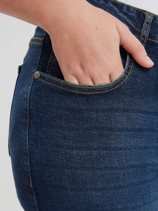 High Waist Women's Jean Trousers in Slim Fit